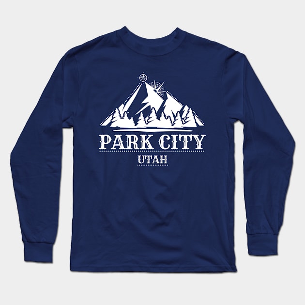 Park City Utah Long Sleeve T-Shirt by Souls.Print
